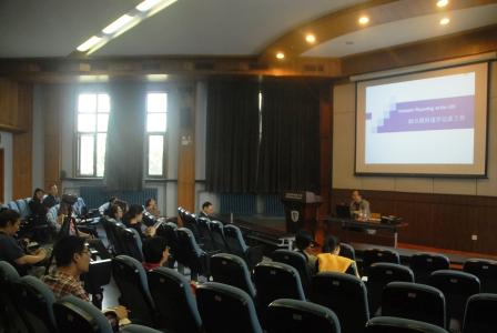 联合国大会和会议管理部逐字记录处处长傅鹏辉来金年会讲座-高翻学院-2016.05.09-照片02